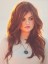 Glamorous Human Hair Wavy Lace Front Wig