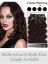 7 Pcs From 14" Delicate Wavy Clip In Full Head Set