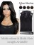 7 Pcs From 14" Straight Clip In Full Head Set