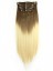 Cool Dip Dye Clip-In Straight Hair