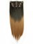 Cheap Dip Dye Clip-In Straight Hair