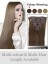 New 7 Pcs From 14" Straight Clip In Full Head Set