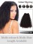 Curly 100% Human Hair Weft Extensions