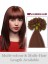 Lovely 16" Nail Tip Straight Remy Human Hair Extension