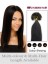 Glamorous 26" Straight Nail Tip Human Hair Extension