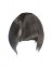 Neat Bang With Black Hair
