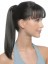 18" Sleek Straight Human Hair Ponytail With Pressure Clip