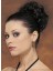 Black Flurry Curly Scrunchie Style Wrap