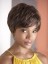 Tousled Short Capless Wig With Side Fringe