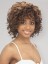 Medium Capless Human Hair Wig With Bangs 