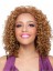 Curly Medium African American Wig Without Bangs