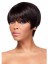 Boycuts Straight Short Human Hair African American Wig