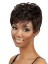 Short Wavy Side Bang African Wig