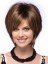 Straight Tousled Short Bob Wig
