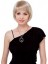 Sliky Straight Chin Length Layered Bob Wig