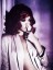 Rihanna's Short Wavy Human Hair Wig