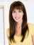 Capless Long Straight Remy Human Hair Wig