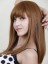 Capless Long Straight Remy Human Hair Wig With Bangs