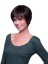 Short Straight Real Human Hair Wig