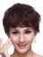 Human Hair Short Wavy Wig