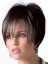 Short Human Hair Wig With Long Fringe