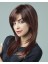 Capless Straight Auburn Human Hair Wig