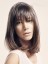 Lovely Human Hair Straight Capless Wig