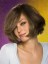 Capless Medium Length Straight Human Hair Wig