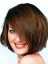 Medium Length Human Hair Capless Wig