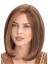 Medium Lace Front Human Hair Straight Wig
