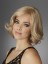 Medium Length Wavy Human Hair Lace Front Wig