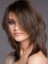 Straight Human Hair Attractive Lace Front Wig