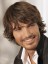 Brown Hair Short Wavy Mens Wig