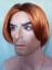 Sketchy Short Straight Synthetic Lace Front Wig For Man