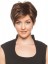 Capless Brown Straight Short Wig