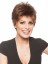 Short Synthetic Blonde Straight Wig