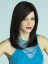 Synthetic Lace Front Straight Wig Without Bangs