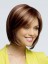 Chin Length Synthetic Lace Front Straight Wig