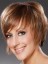 Short Straight Capless Synthetic Wig