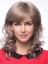 Rosy Wavy Capless Synthetic Wig