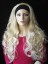 Long Synthetic Tumbling Wavy 3/4 Wig