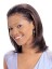 Medium Silky Straight 3/4 Wig