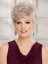 Short Wavy Synthetic Gray Wig
