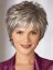 Charming Capless Short Layerd Gray Wig