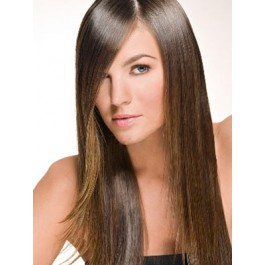 Human Hair Silky Straight Front Lace Wig