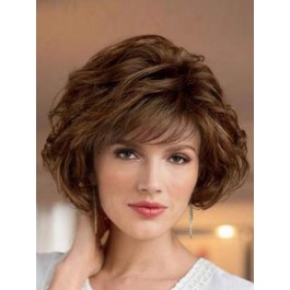 Wavy Look With Textured Synthetic Wig