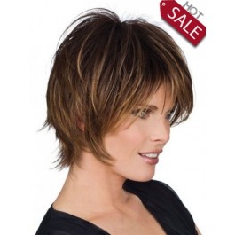Short Synthetic Natural Straight Wig