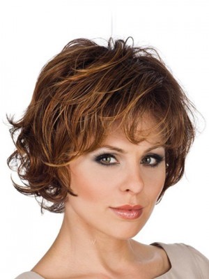Concise Wavy Capless Remy Human Hair Wig