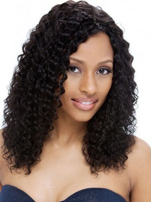 Fashionable Curly Lace Front Synthetic Wig