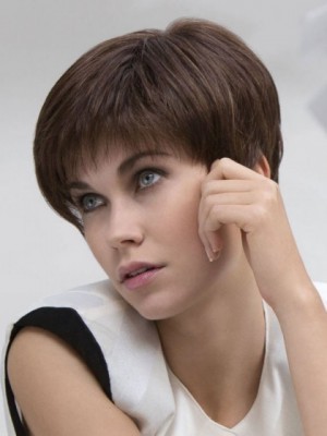 New Style Short Layered Lace Front Human Hair Wig